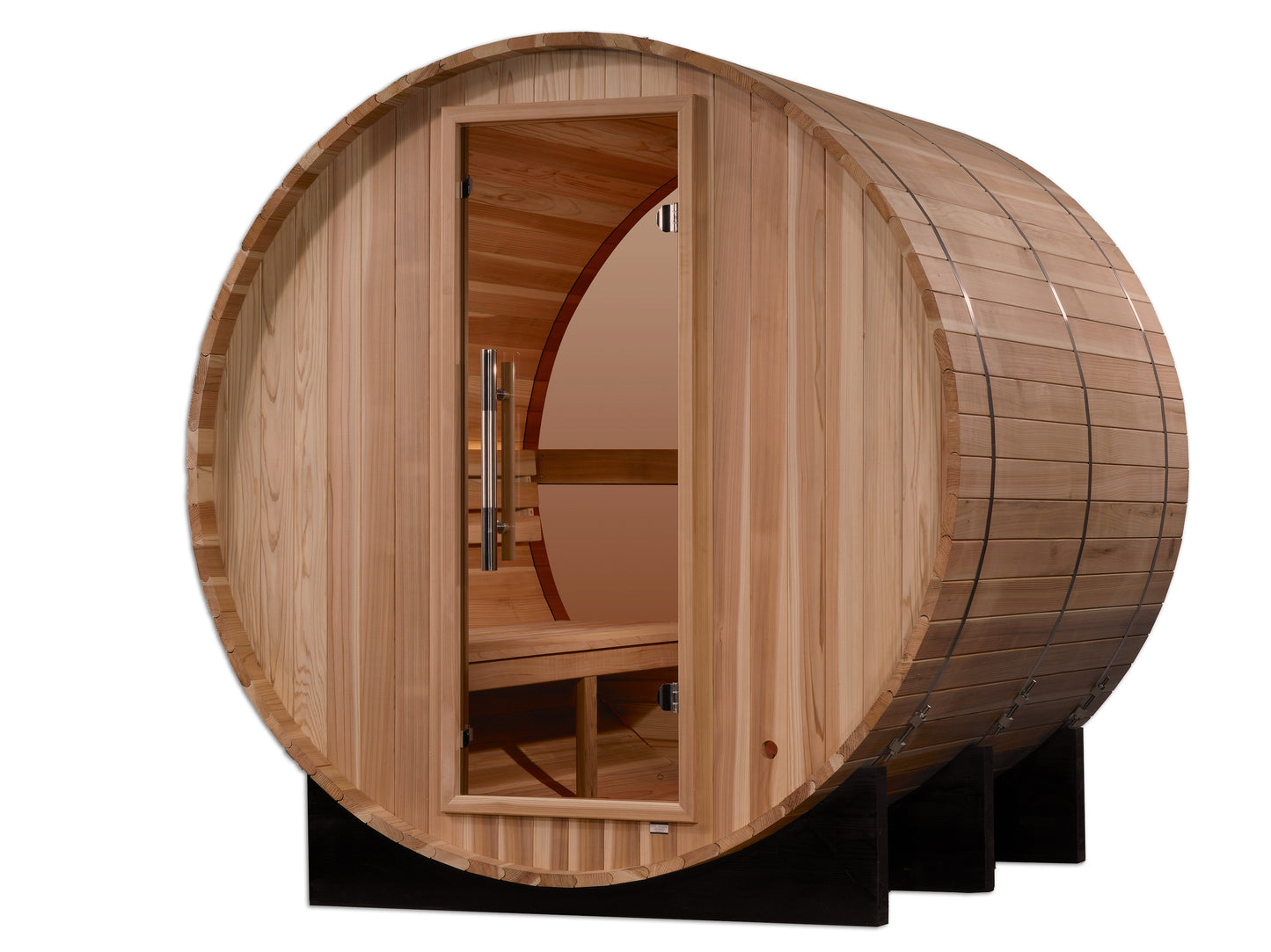 Golden Designs Zurich 4-Person Barrel Traditional Sauna