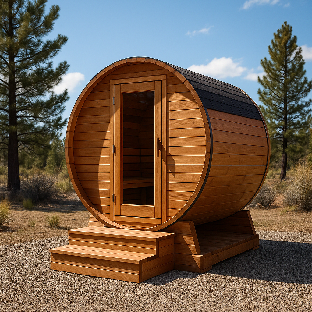 Outdoor Barrel Saunas
