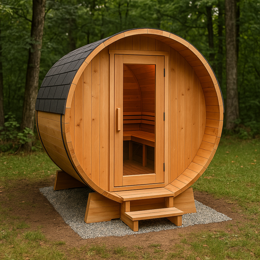 Outdoor Barrel Sauna