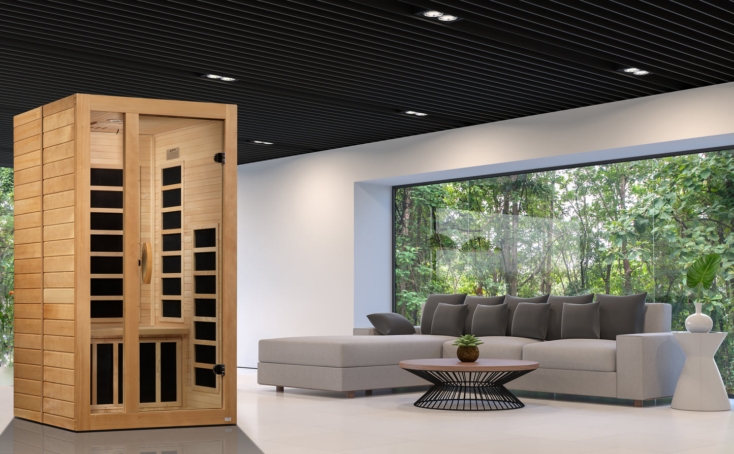 Dynamic Gracia 1-2 Person Low EMF FAR Infrared Sauna.