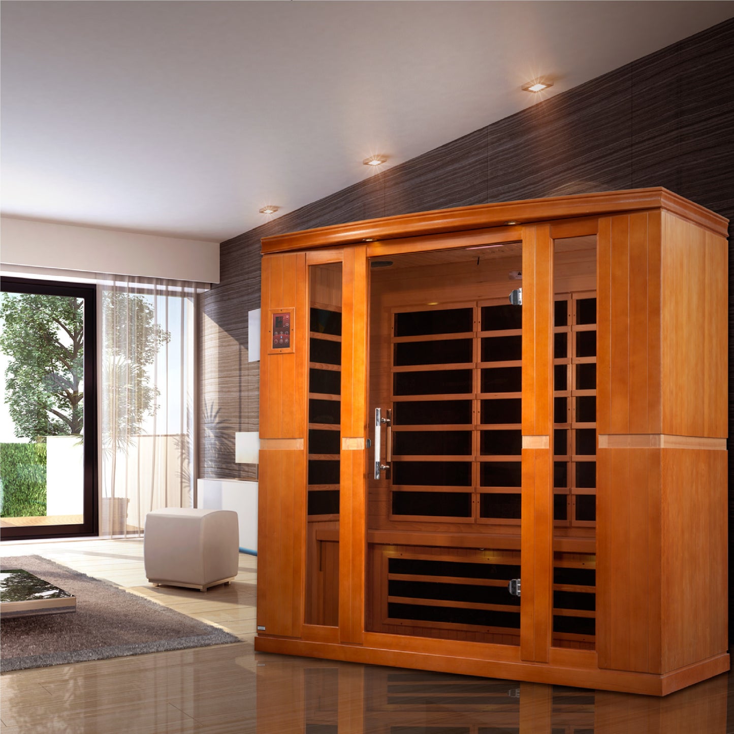 Bergamo 4-Person Low EMF FAR Infrared Sauna