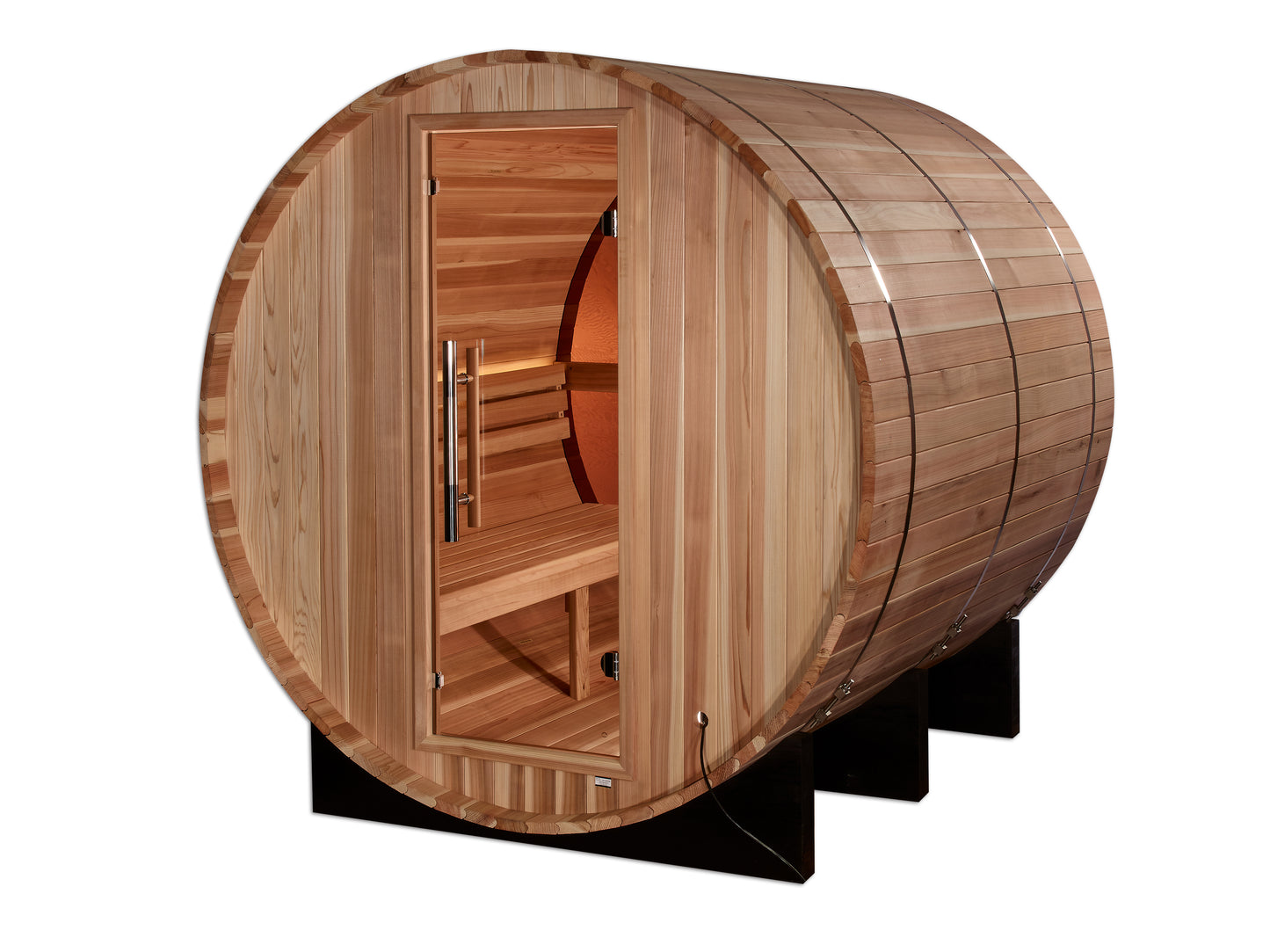 Golden Designs Zurich 4-Person Barrel Traditional Sauna