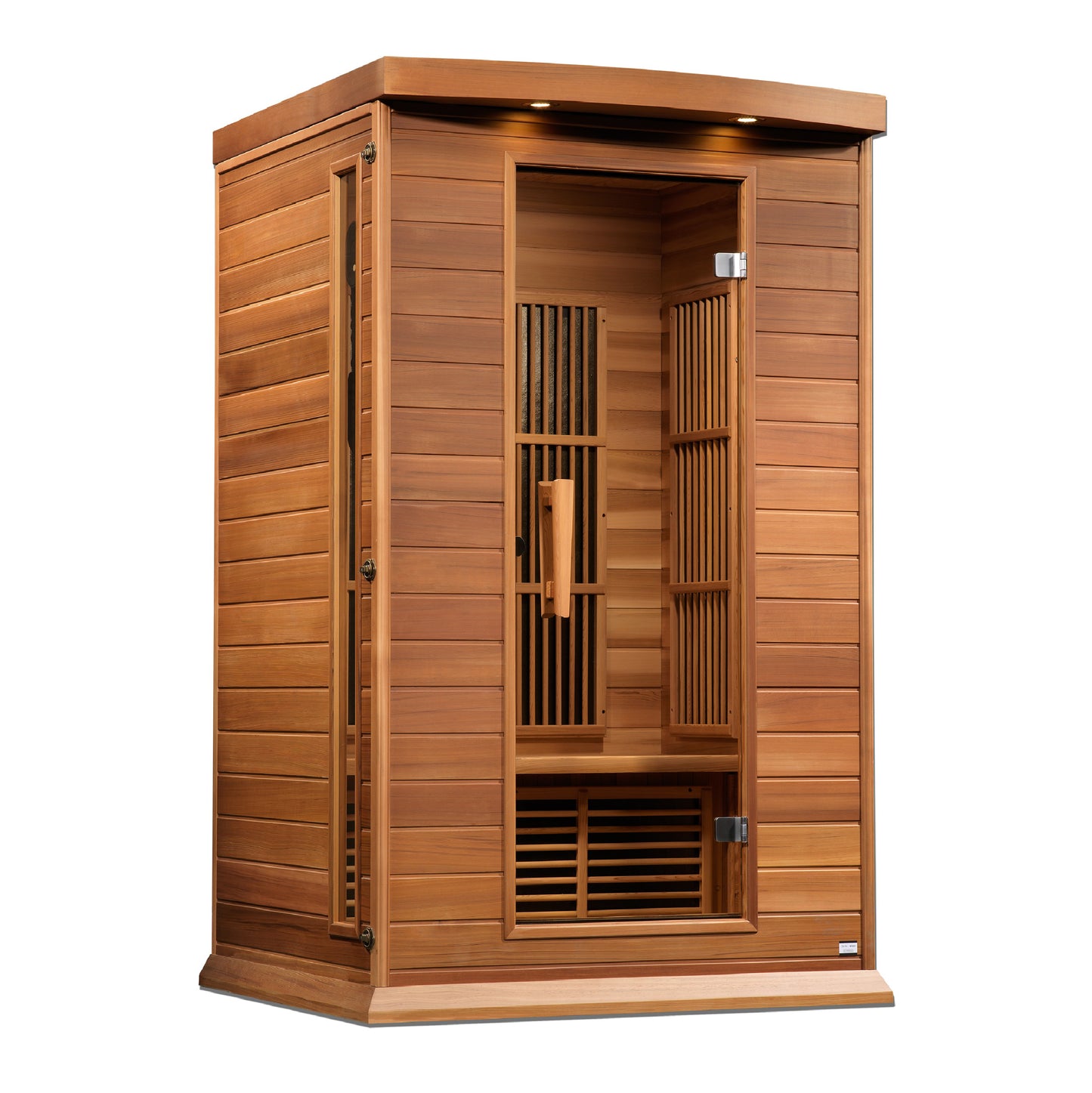 Maxxus 2-Person Near Zero EMF FAR Infrared Sauna – Canadian Red Cedar